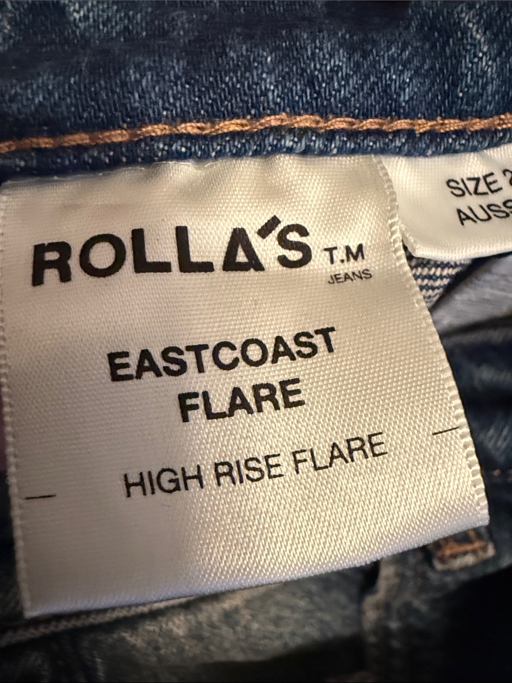 Rollas Eastcoast Mavis Flare Leg jeans - Picture 5 of 5